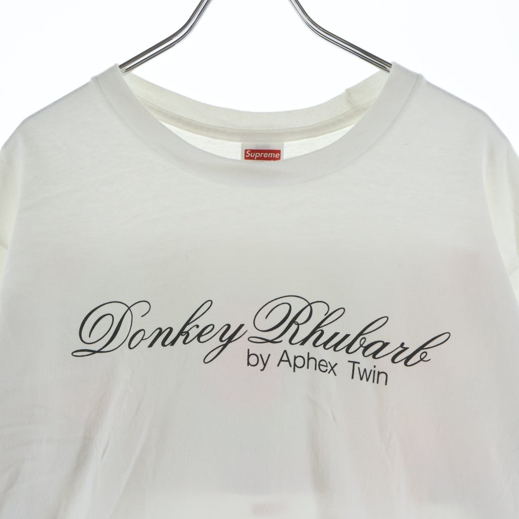 SUPREME(シュプリーム) 25SS Aphex Twin Donkey Rhubarb L/S Tee エイフェックスツイン ドンキー ルバーブ 長袖Tシャツ カットソー ホワイト
