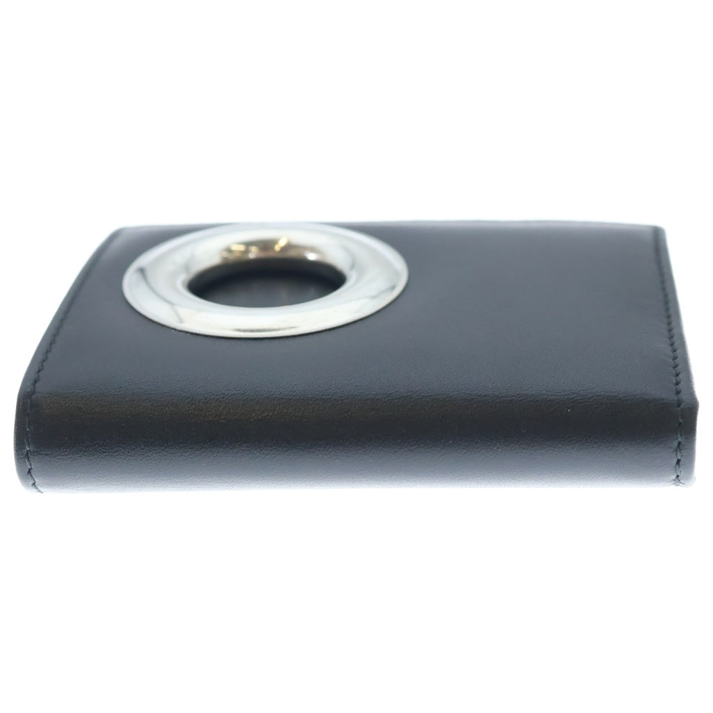 COMME des GARCONS(コムデギャルソン) SILVER EYELET シルバーアイレット Lジップウォレット 財布 ブラック SA0641SE