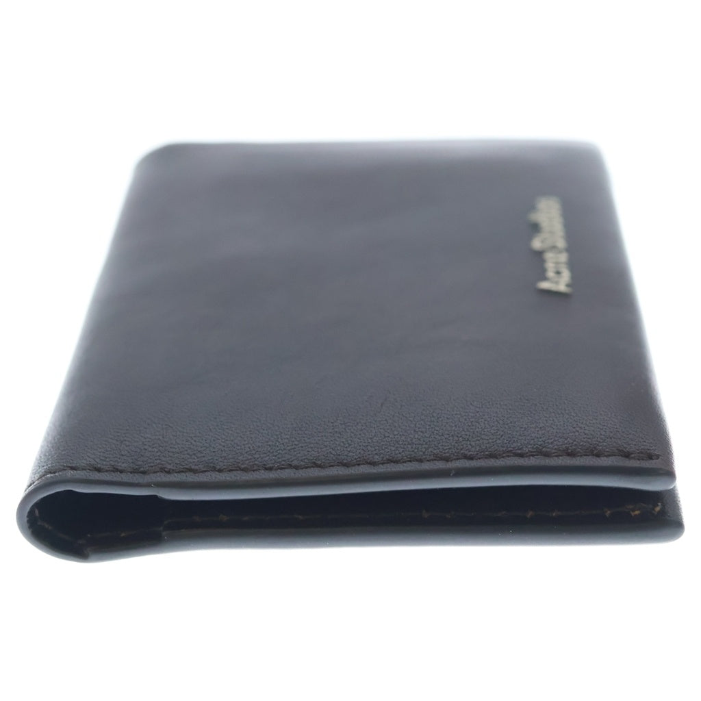 Acne Studios(アクネ ストゥディオズ) Foldable Leather Wallet 折りたたみ式レザーウォレット 財布 ブラウン FN-UX-SLGS000255