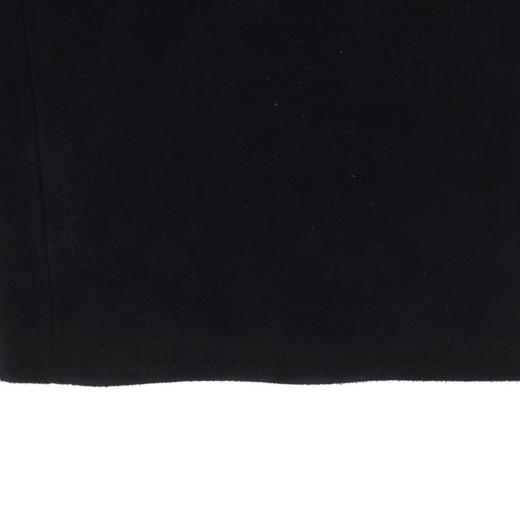 CHROME HEARTS(クロムハーツ) OLD FLEURKNEE NUBUCK IEATHER PANTS オールド フレアニー ヌバック レザーパンツ レディース ブラック