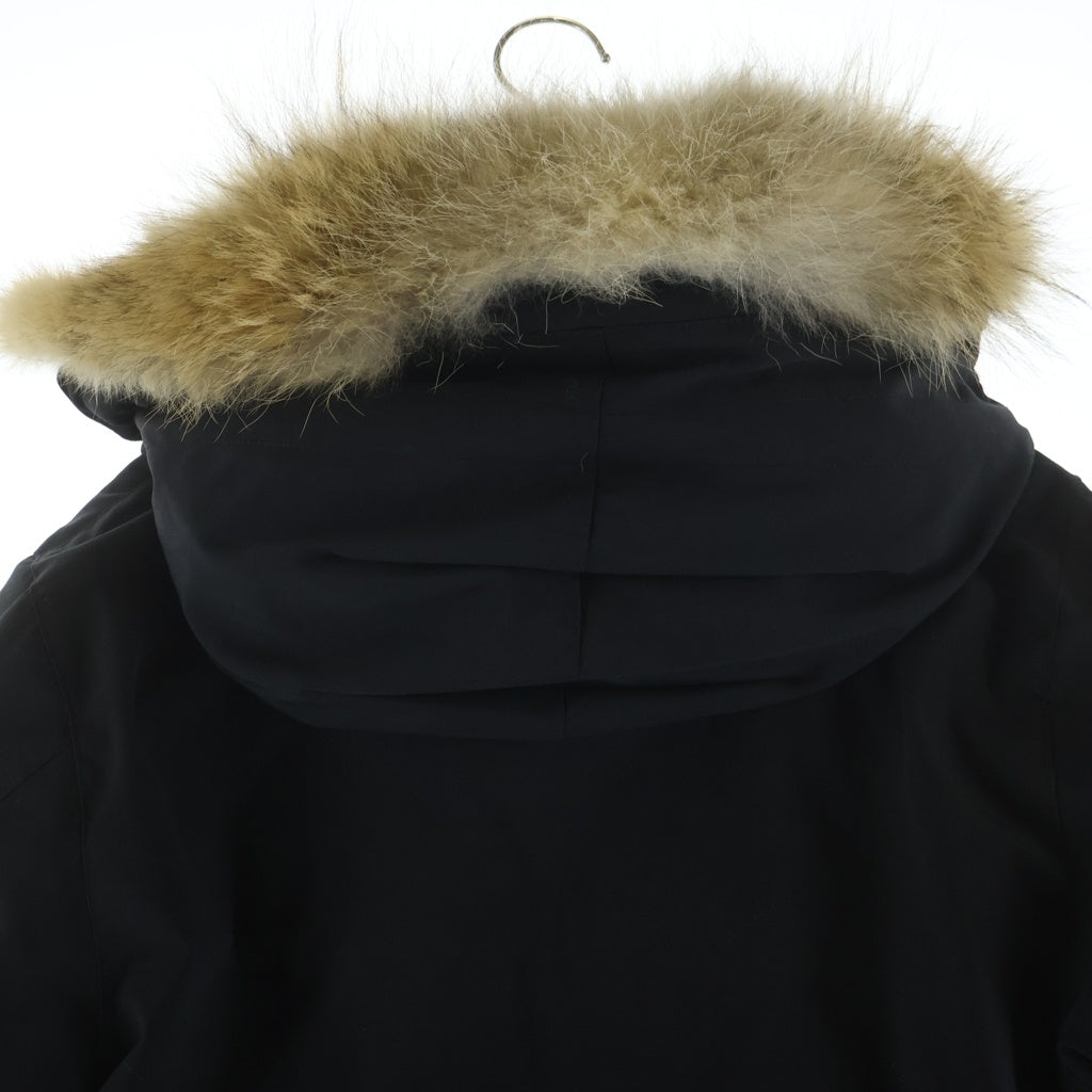 CANADA GOOSE(カナダグース) CITADEL シタデル ロゴパッチ マルチポケット フーデッドジップアップダウンジャケット 4567JM ブラック