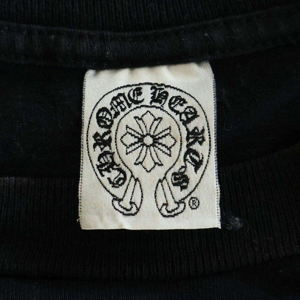 CHROME HEARTS(クロムハーツ) 台北限定 OLD Horseshoe Short Sleeved T Shirt オールド ホースシュープリント半袖Tシャツ カットソー ブラック