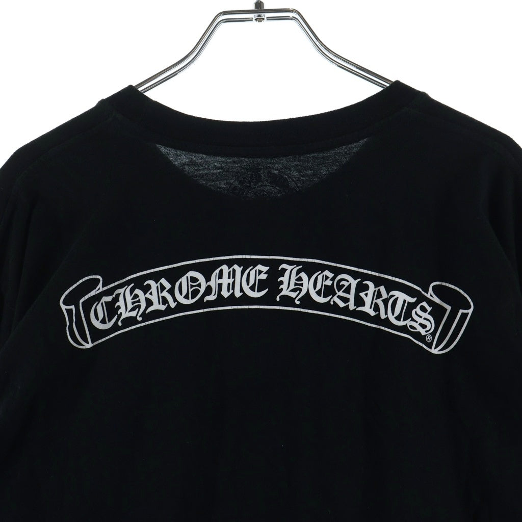 CHROME HEARTS(クロムハーツ) CH L/S T-SHIRT バックスクロールロゴ 長袖Tシャツ ロンT ブラック