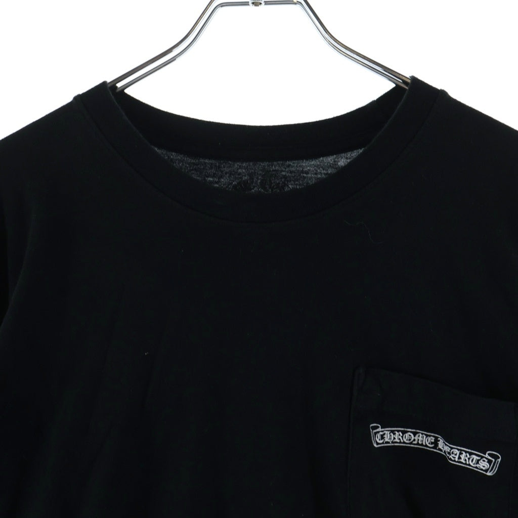 CHROME HEARTS(クロムハーツ) CH L/S T-SHIRT バックスクロールロゴ 長袖Tシャツ ロンT ブラック