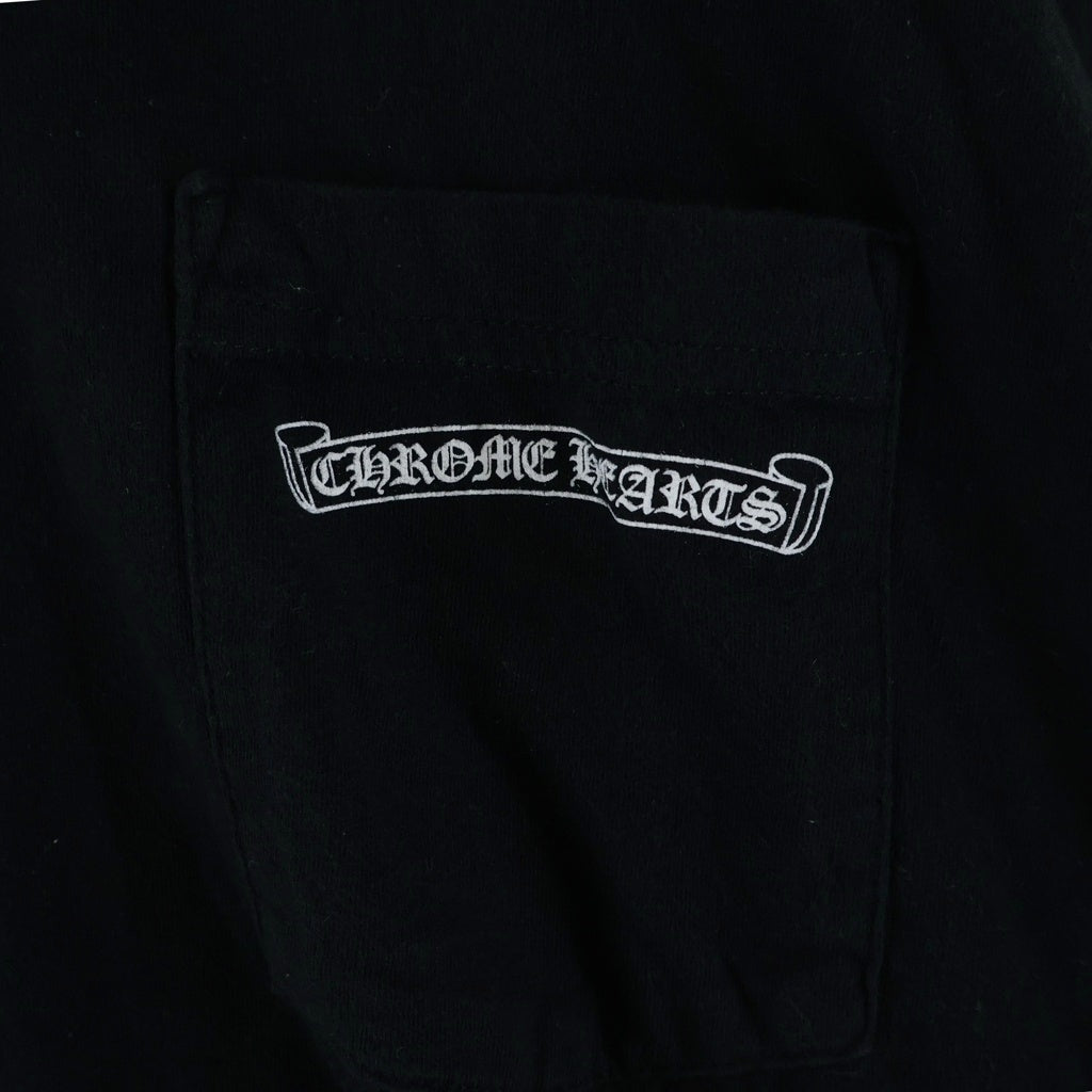CHROME HEARTS(クロムハーツ) CH L/S T-SHIRT バックスクロールロゴ 長袖Tシャツ ロンT ブラック
