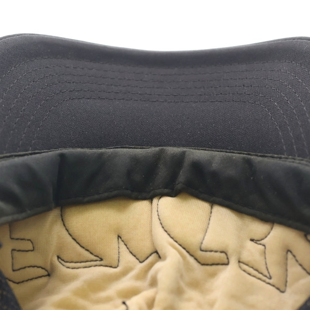 CHROME HEARTS(クロムハーツ) FUCK PATCH LEATHER SPELL CAP ファックスペルレザーパッチ メッシュキャップ 帽子 ブラック