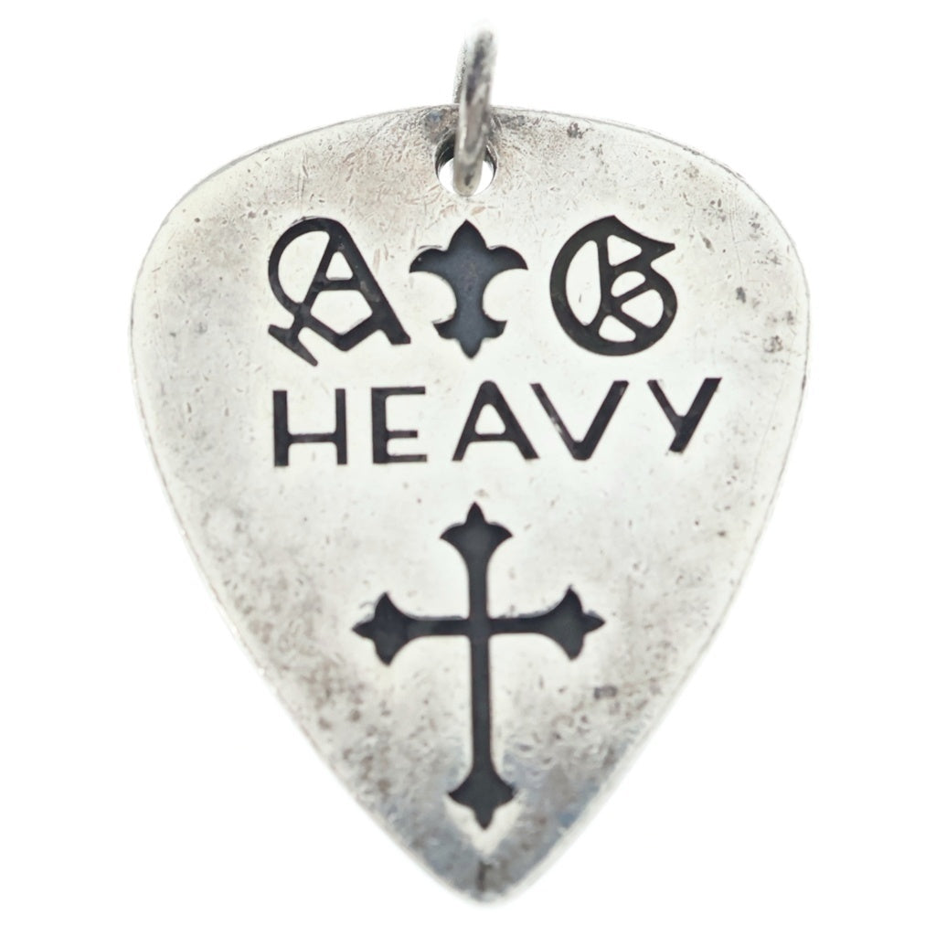 A&G(エーアンドジー) HEAVY PICK ヘビーピック フレア ネックレストップ シルバー