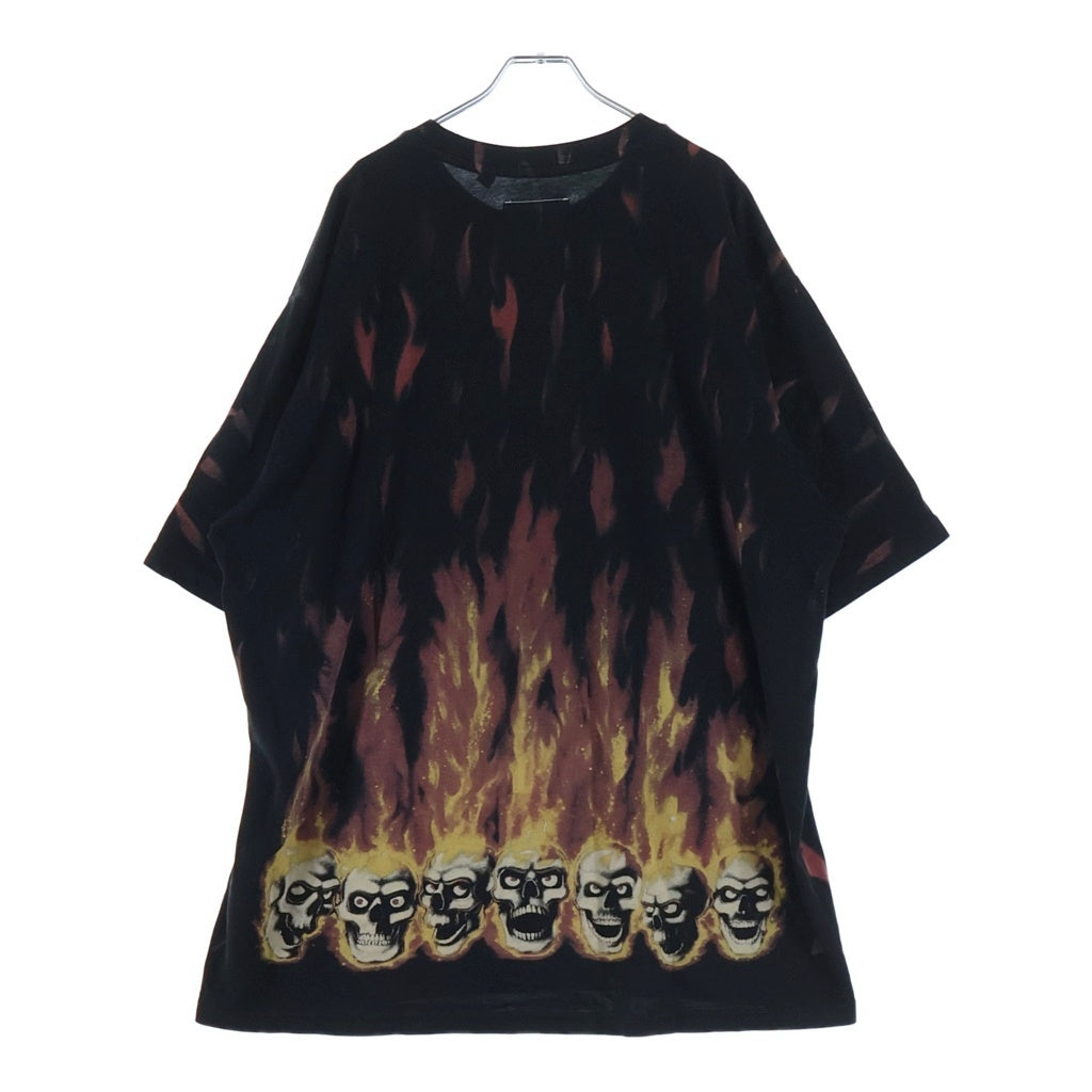 MM6 Maison Margiela(エムエムシックスメゾンマルジェラ) ×SUPREME Liquid Blue Oversized Tee シュプリーム リキッドブルーオーバーサイズ 半袖Tシャツ カットソー ブラック