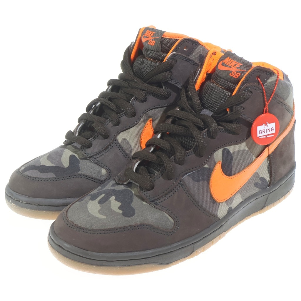 NIKE(ナイキ) DUNK HIGH BRIAN ANDERSON ダウンク ブレイン アンダーソン ハイカットスニーカー US9.5/27.5cm カーキ 305050-281