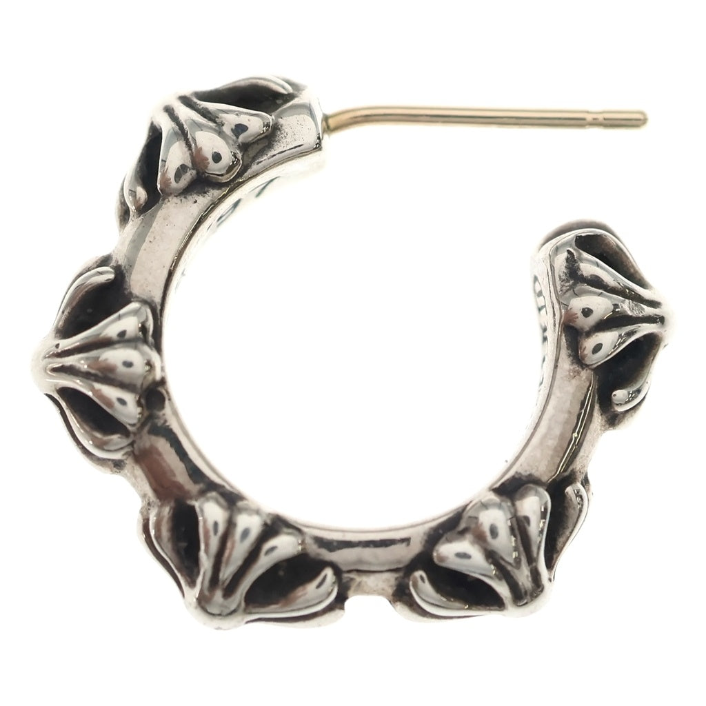 CHROME HEARTS(クロムハーツ) HOOP CROSS クロスバンド フープピアス シルバー BCA100