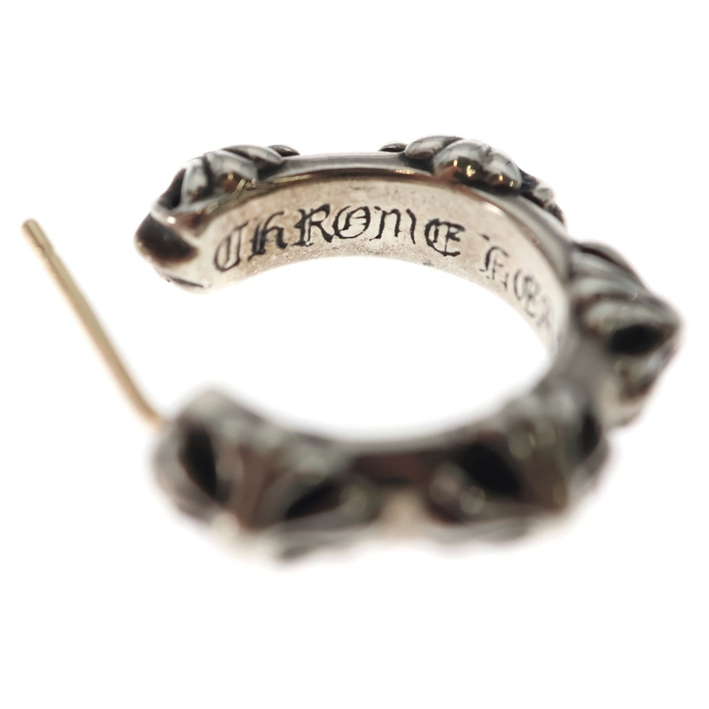 CHROME HEARTS(クロムハーツ) HOOP CROSS クロスバンド フープピアス シルバー BCA100