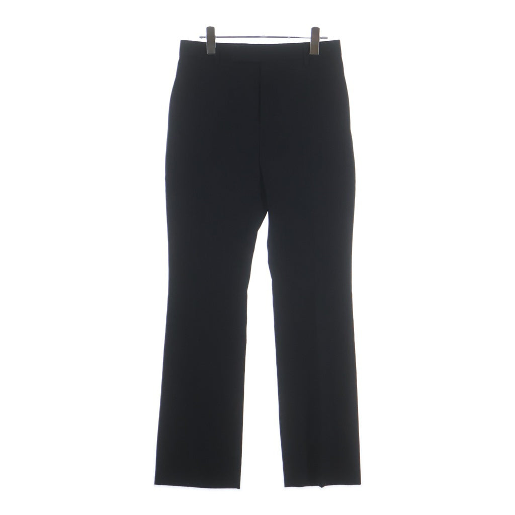 CELINE(セリーヌ) FLARED CROPPED PANT クロップド ストライプ柄 フレアスラックスパンツ ブラック 2P401138Q