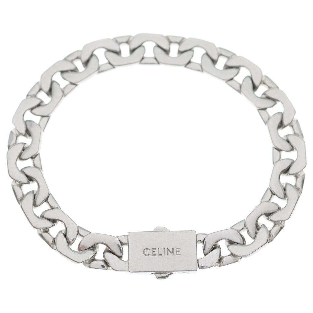 セリーヌブレスレット CELINE(セリーヌ) ロゴデザイン トリンオフ ブレスレット シルバー