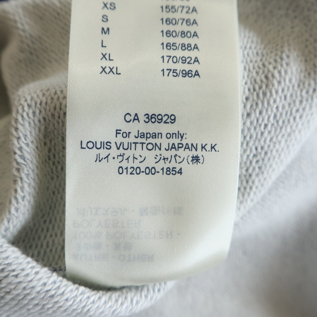 LOUIS VUITTON(ルイヴィトン) 19AW ロゴデザイン クルーネックスウェットカットソー 半袖Tシャツ レディース RW191B NXX FGTS42