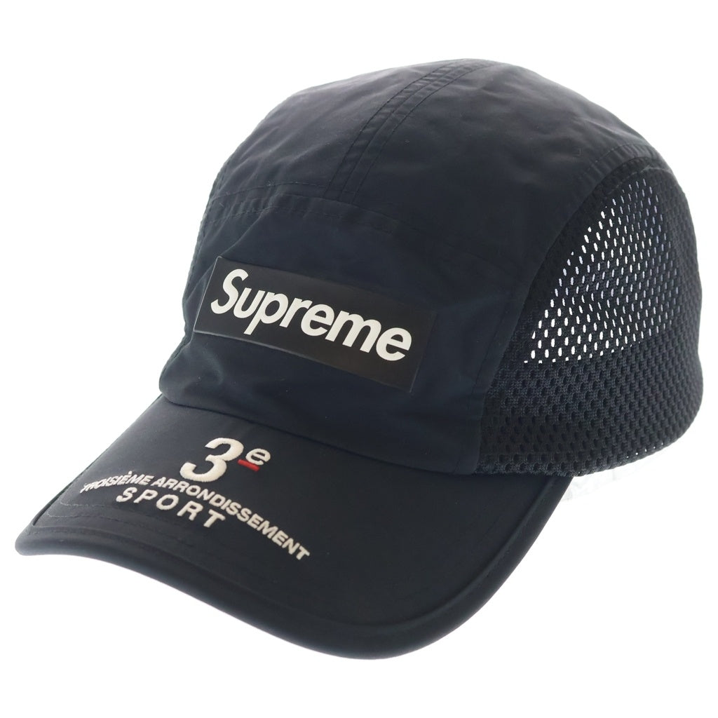 SUPREME(シュプリーム) 24AW Mesh Pocket Camp Cap メッシュ ポケット キャンプキャップ 帽子 ブラック