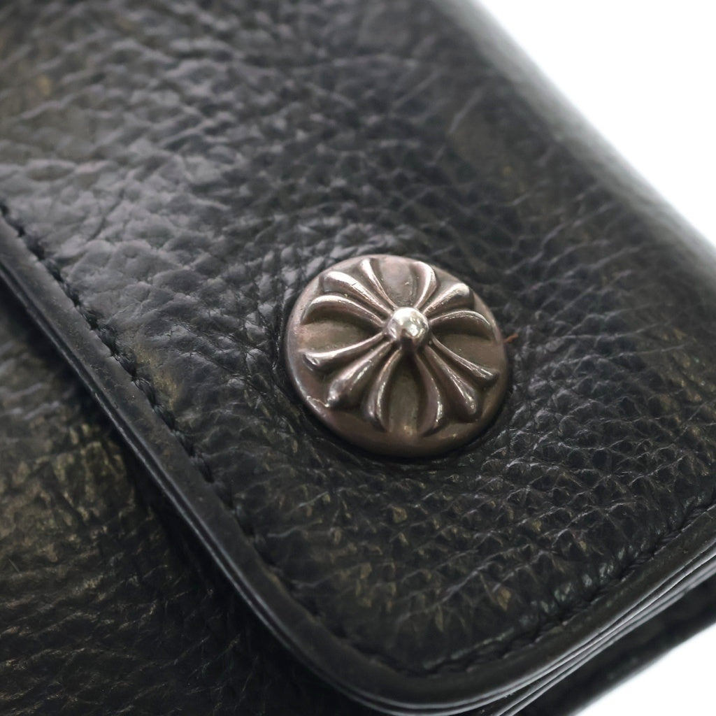 CHROME HEARTS(クロムハーツ) WAVE ウェーブ レザーウォレット 財布 ブラック