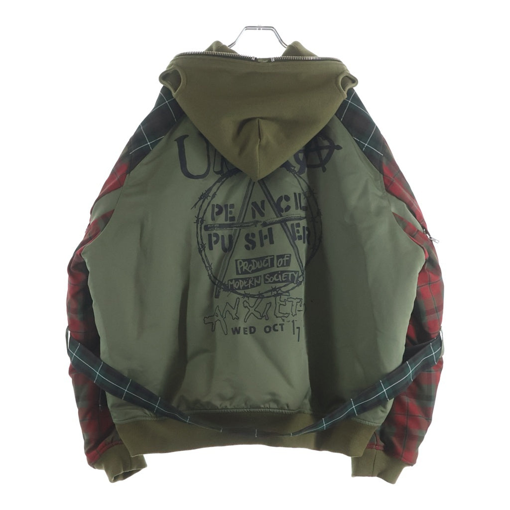 KIDILL(キディル) 24AW BONDAGE MA-1 JACKET ボンデージエムエーワンジャケット ミリタリージャケット ブルゾン カーキ KL860