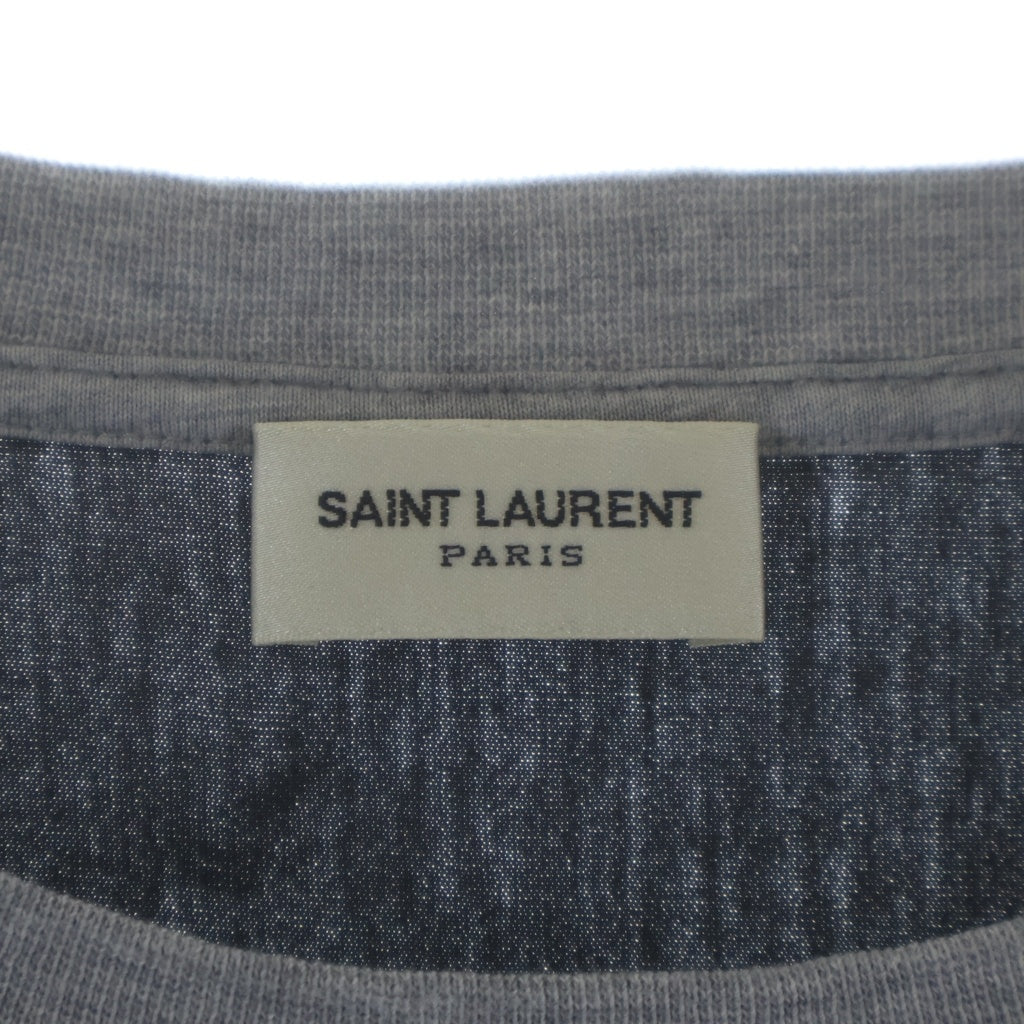 SAINT LAURENT PARIS(サンローランパリ) 16SS レオパード柄 オーバーサイズ クルーネック カットソー 半袖Tシャツ マルチ 412452