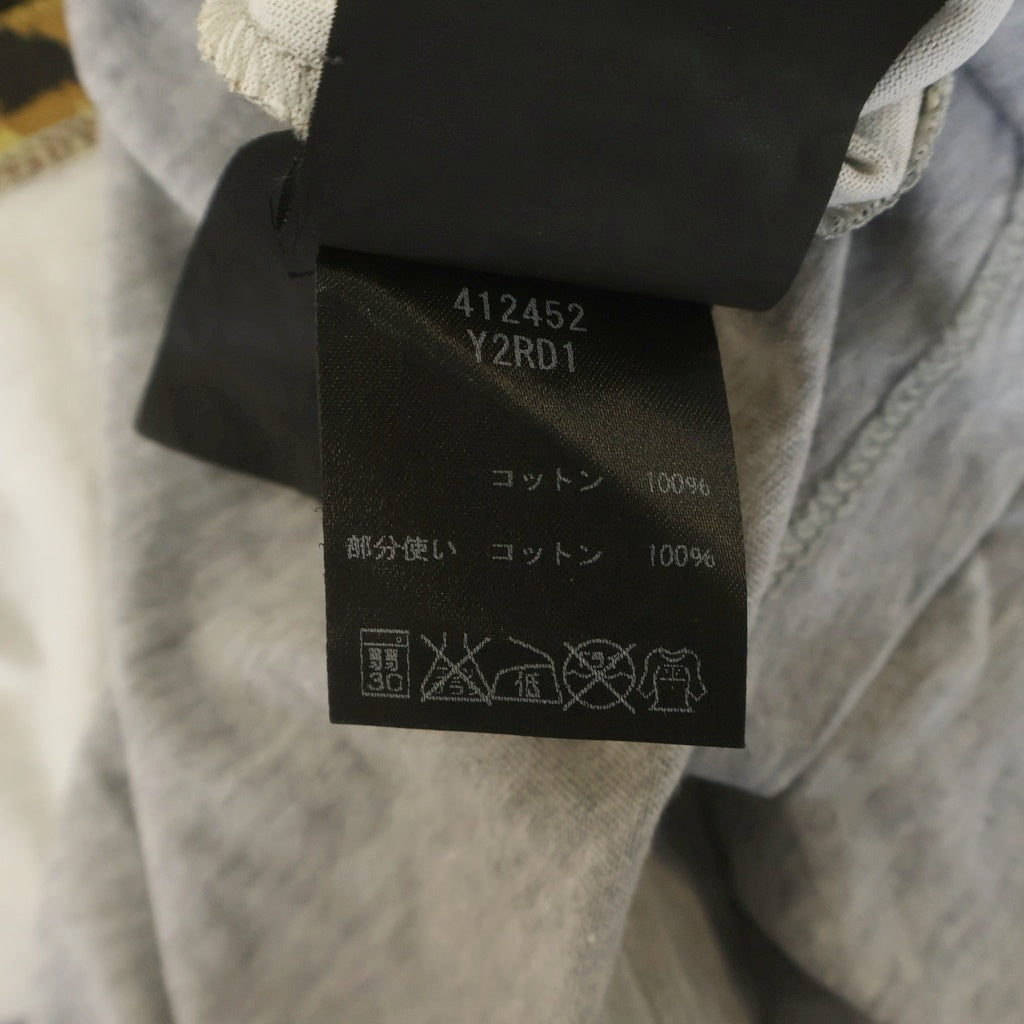 SAINT LAURENT PARIS(サンローランパリ) 16SS レオパード柄 オーバーサイズ クルーネック カットソー 半袖Tシャツ マルチ 412452