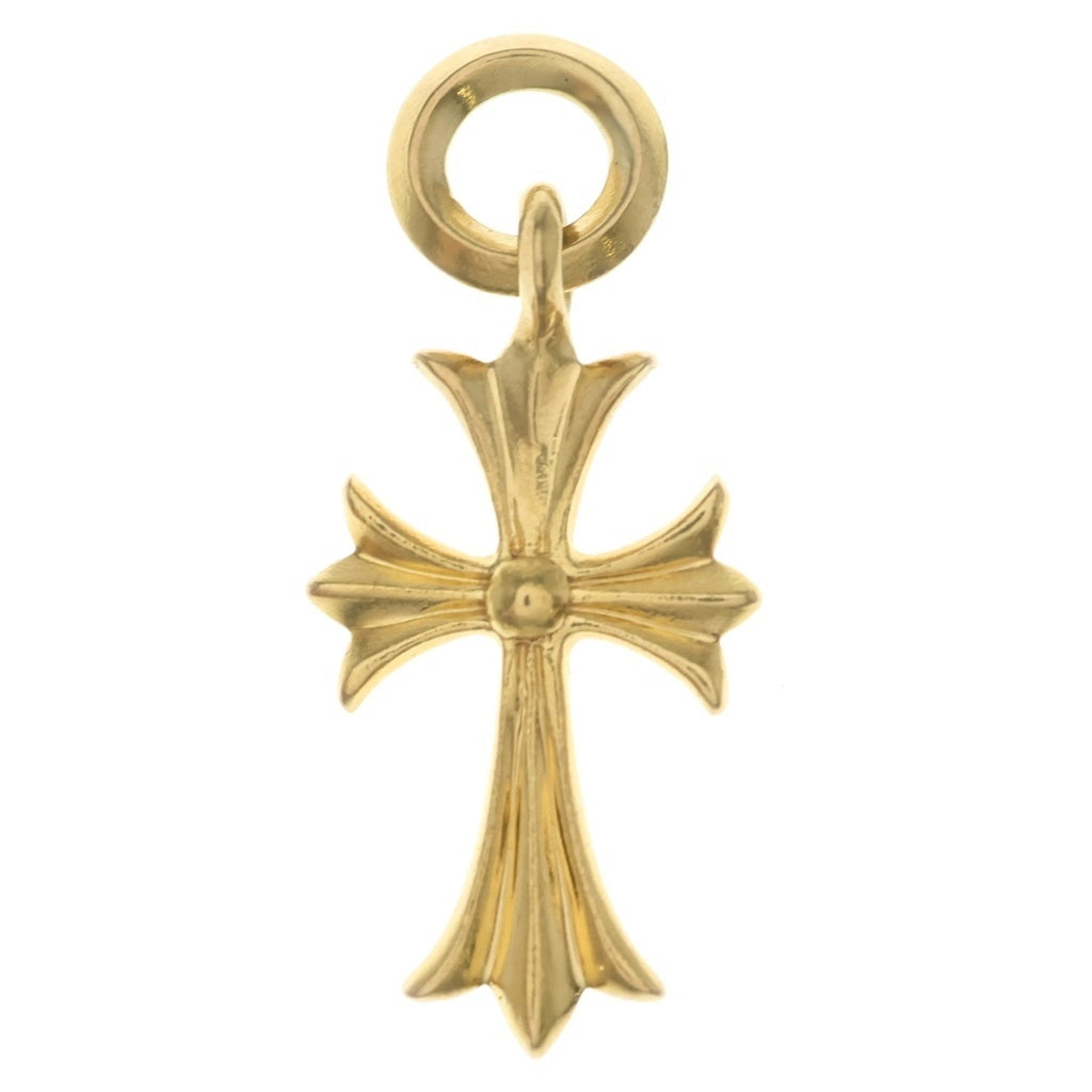 CHROME HEARTS(クロムハーツ) 22K TINY CH CROSS タイニーCHクロス ペンダントトップ ゴールド BCA051