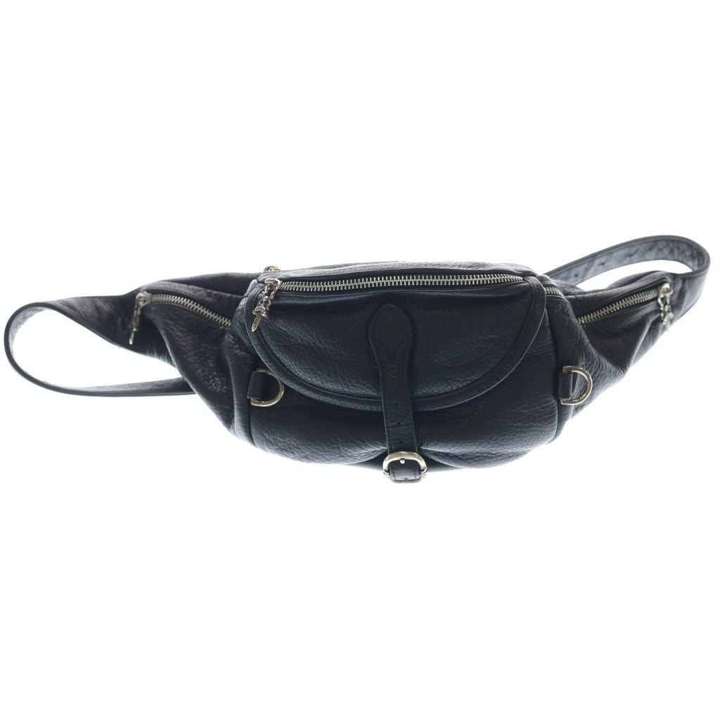 CHROME HEARTS(クロムハーツ) #1 SNAT PACK スナットパック ダガージップ ガンスリンガーベルト レザーウエストバッグ ブラック