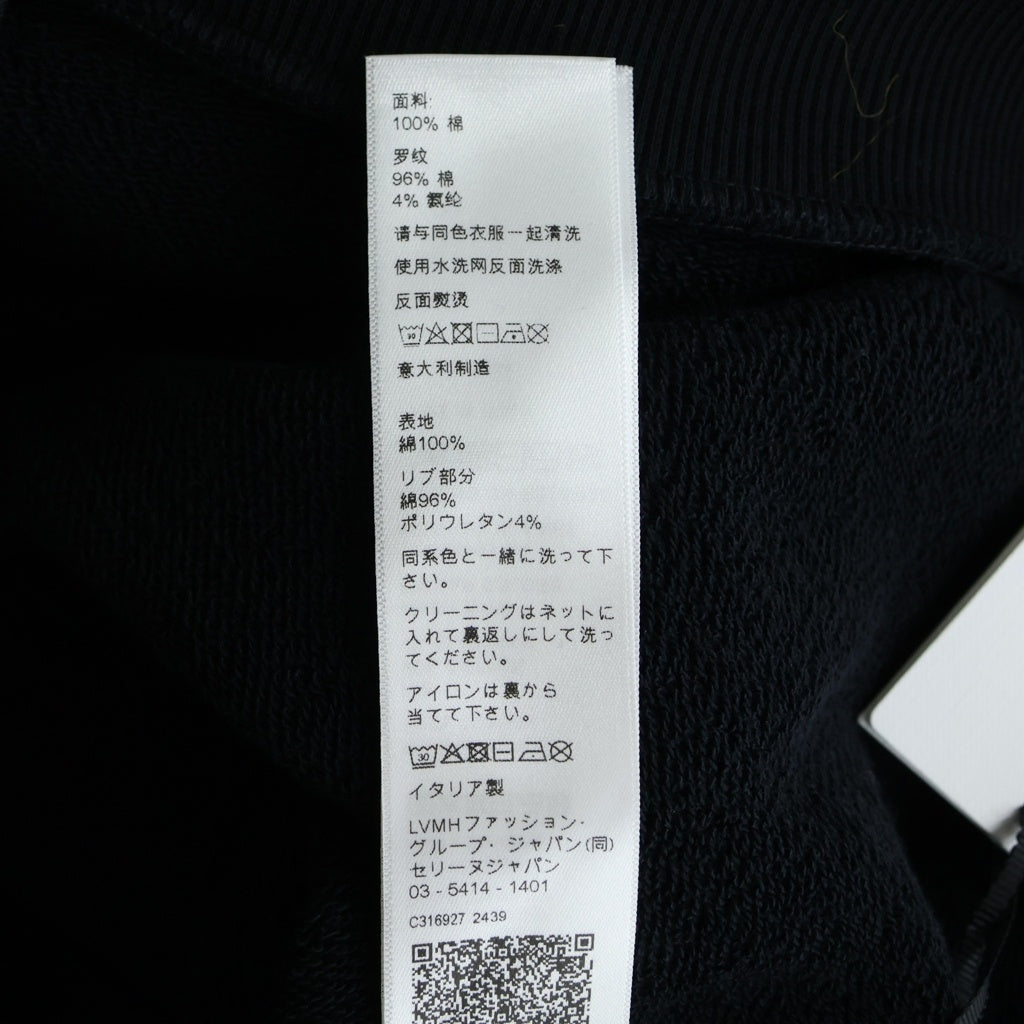 CELINE(セリーヌ) OVERSIZED HOODIE オーバーサイズ ロゴデザイン フーデッド スウェット パーカー ブラック RY07W670Q.38AW