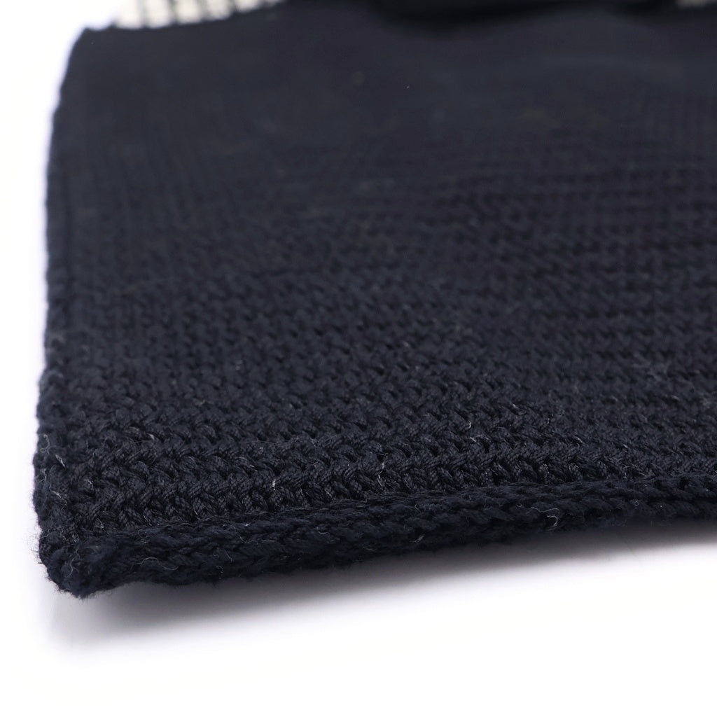 CELINE(セリーヌ) CROCHETED COTTON ロゴデザイン コットン トートバッグ クロッシェ ブラック 2ADCS817X.38EC