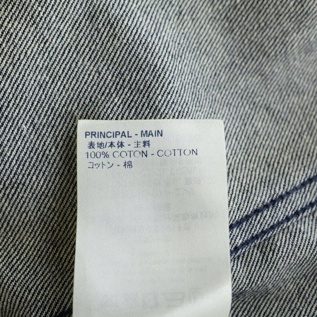 LOUIS VUITTON(ルイヴィトン) 20AW LVリーフ デニム ベースボール 半袖シャツ インディゴ RM202M VFV HJS15W