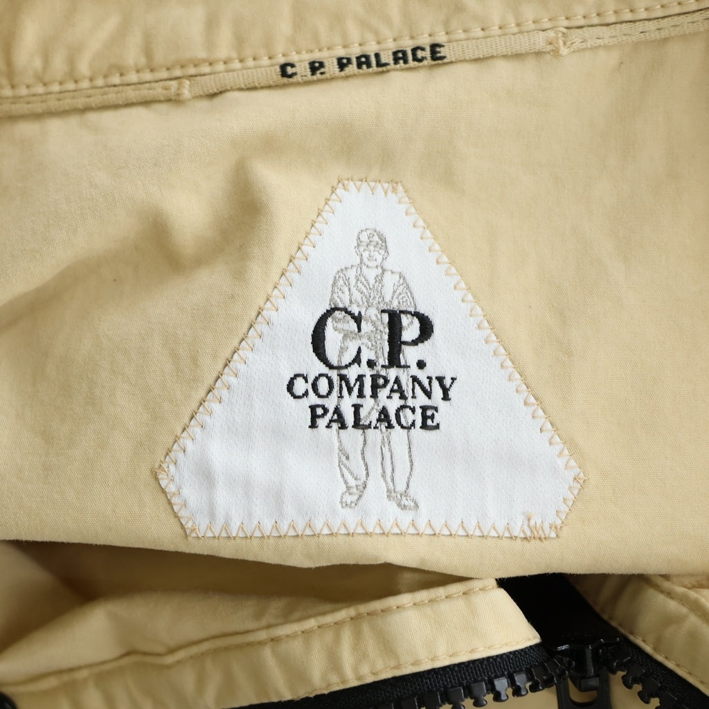 Palace Skateboards(パレススケートボーズ) 23AW ×C.P. COMPANY Washed Cotton Shirt Jacket シーピーカンパニー ウォッシュド コットン 長袖シャツ ベージュ 14SMOS003A