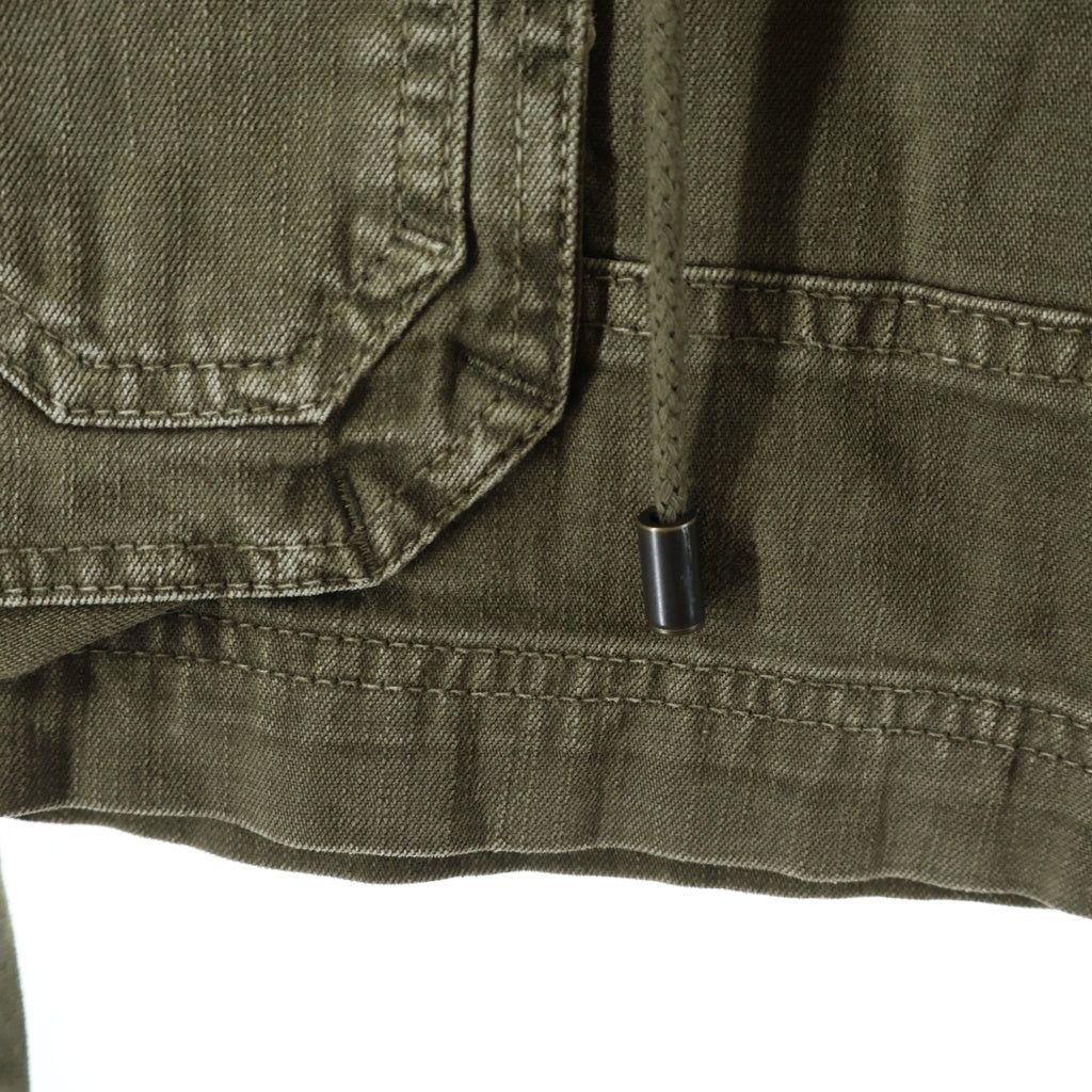 DOLCE & GABBANA(ドルチェアンドガッバーナ) 00S マルチポケット ボタンフライ カーゴハーフパンツ カーキ RP0852