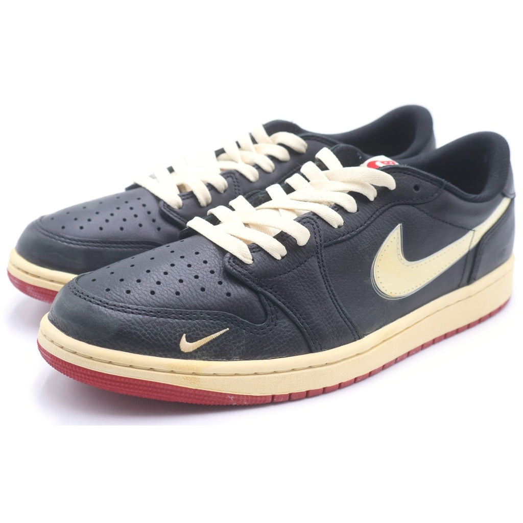 NIKE(ナイキ) ×Nigel Sylvester AIR JORDAN 1 RETRO LOW OG IB8958-001 ナイジェルシルベスター エアジョーダン1 ローカットスニーカー ブラック US11/29.0cm