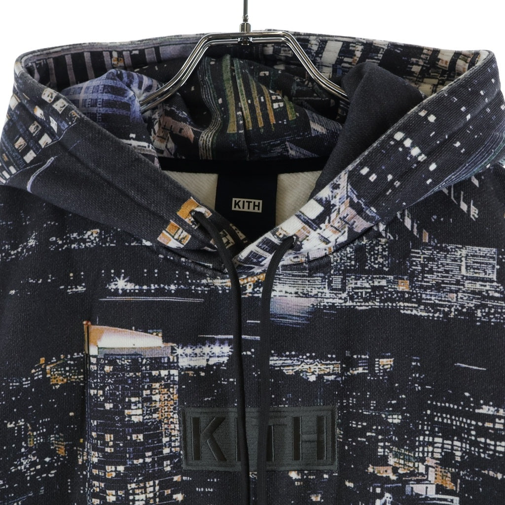 KITH(キス) GOTHAM HOODIE ゴッサム ロゴデザイン フーデッド スウェット パーカー マルチ