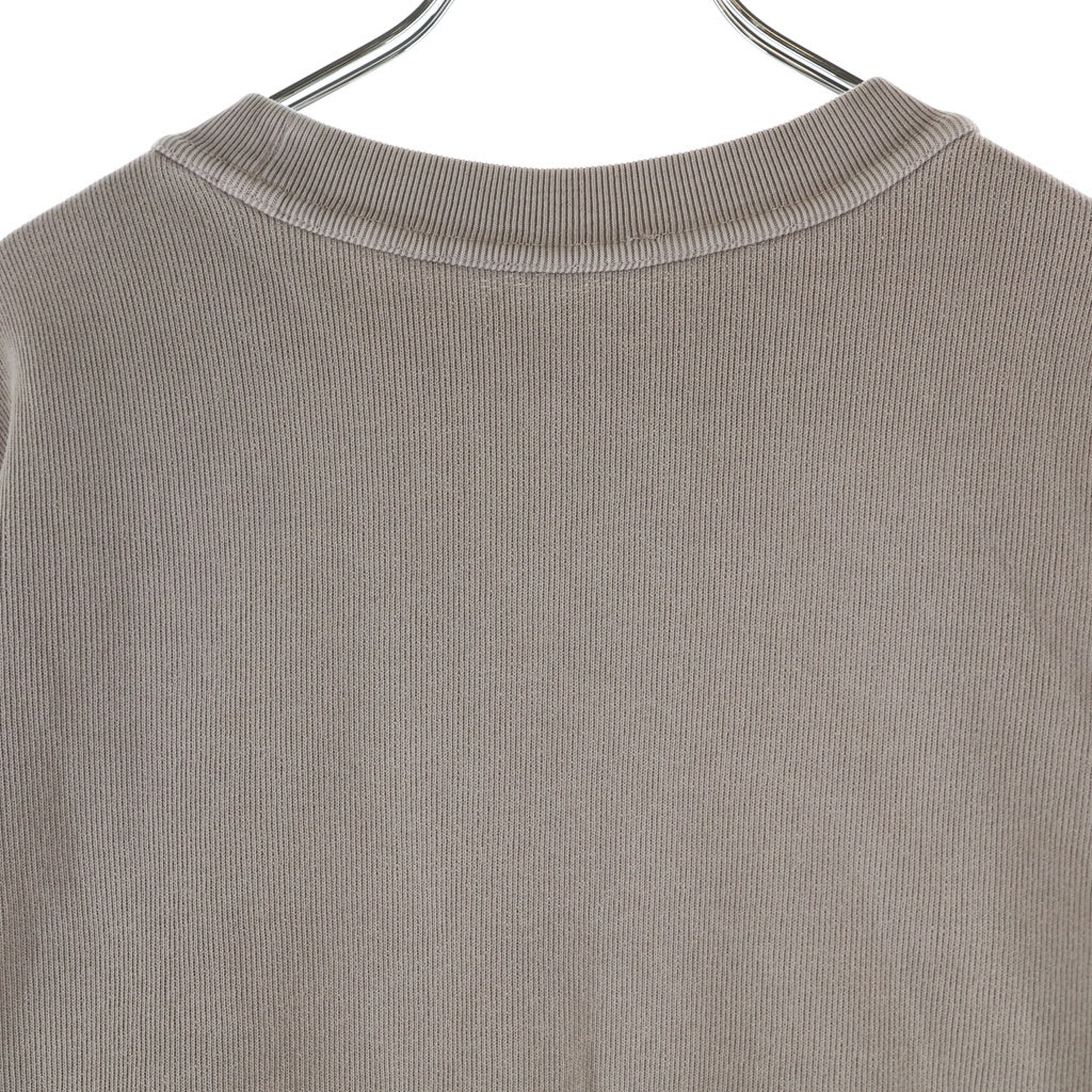 ALEXANDER WANG(アレキサンダーワン) メタルロゴ クルーネックトレーナー スウェット ベージュ 4CC4241513