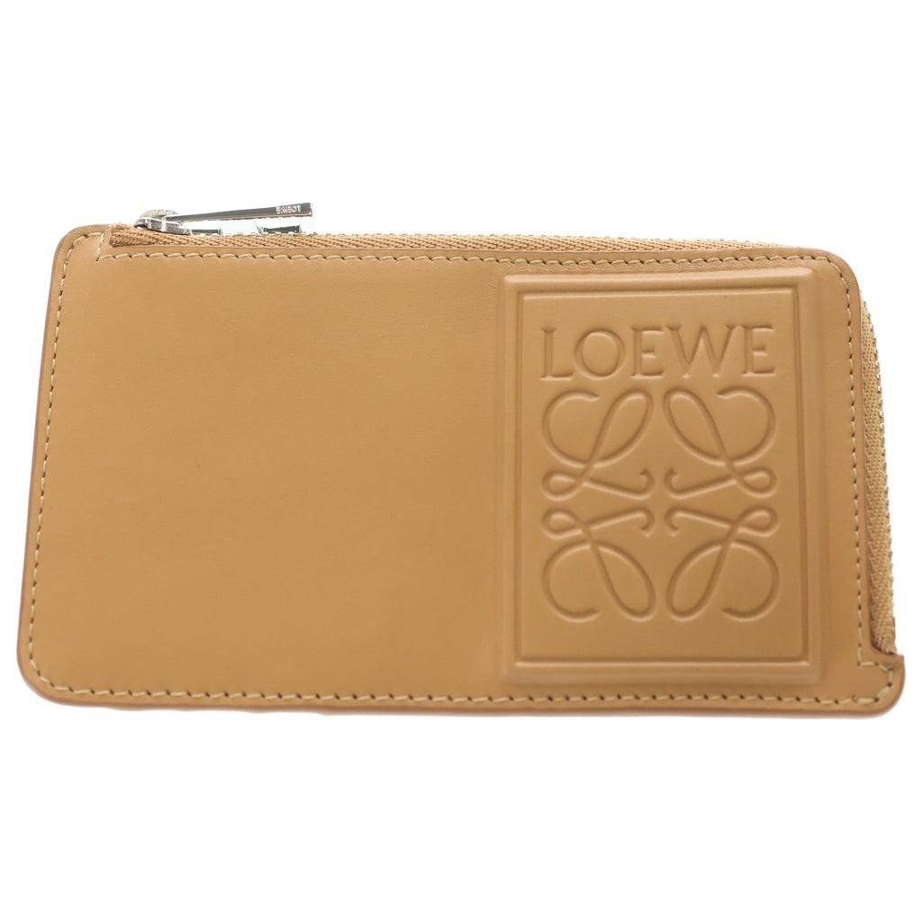 LOEWE(ロエベ) Coin Card Holder Satin Calf コインカードホルダー サテンカーフ ブラウン C565Z40X05