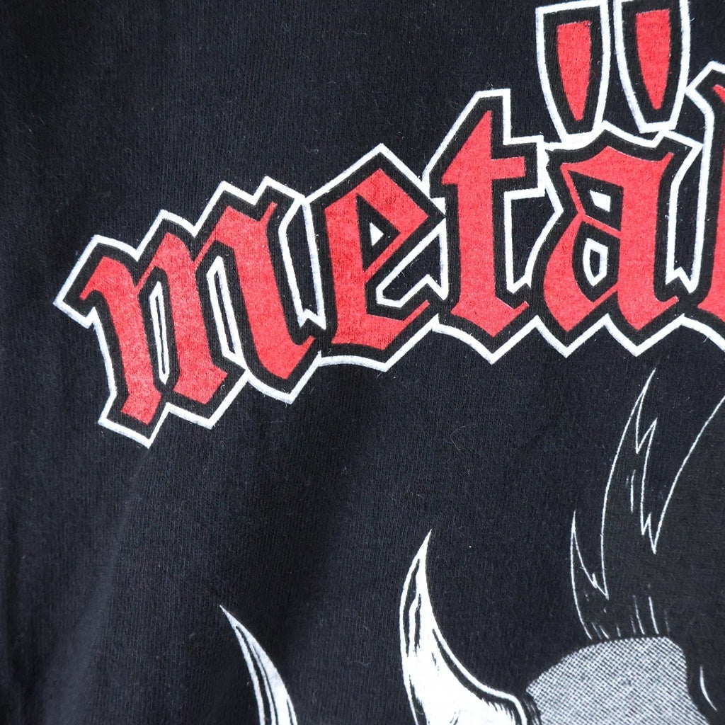 VINTAGE(ヴィンテージ) METALLICA Metallihead Living To Win メタリカ モーターヘッドリヴィングトゥーウィン 半袖Tシャツ カットソー ブラック