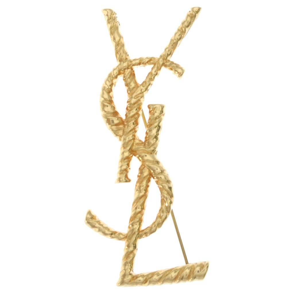 SAINT LAURENT PARIS(サンローランパリ) カサンドラ ブローチ ゴールド 840195