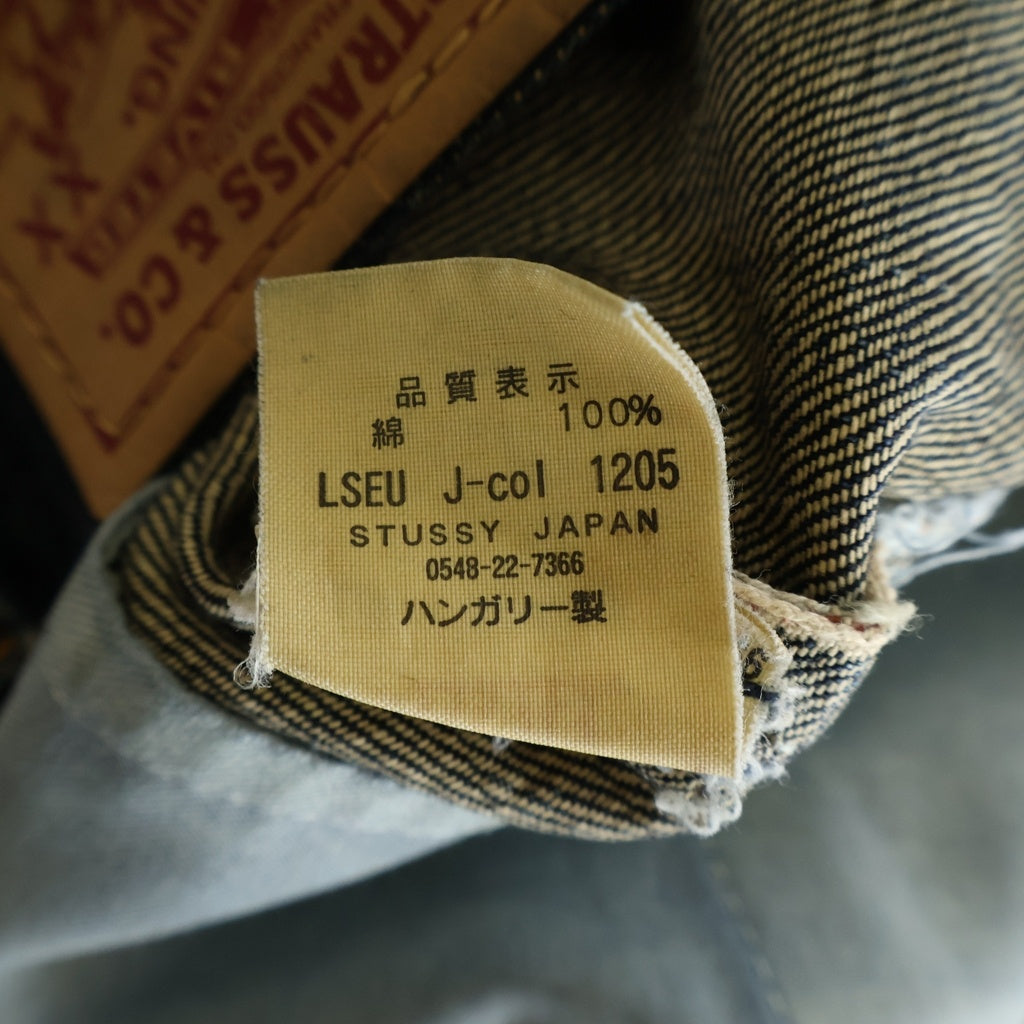 Levi's(リーバイス) 00s ×STUSSY 25th Anniversary DENIMPANTS ステューシー アニバーサリー デニムパンツ インディゴ