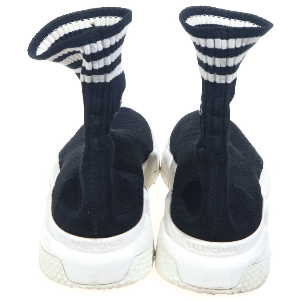 BALENCIAGA(バレンシアガ) 23SS ×ADIDAS speed trainers knitted sock sneakersアディダス スピードトレイナーニットスニーカー US10/28.5cm ブラック