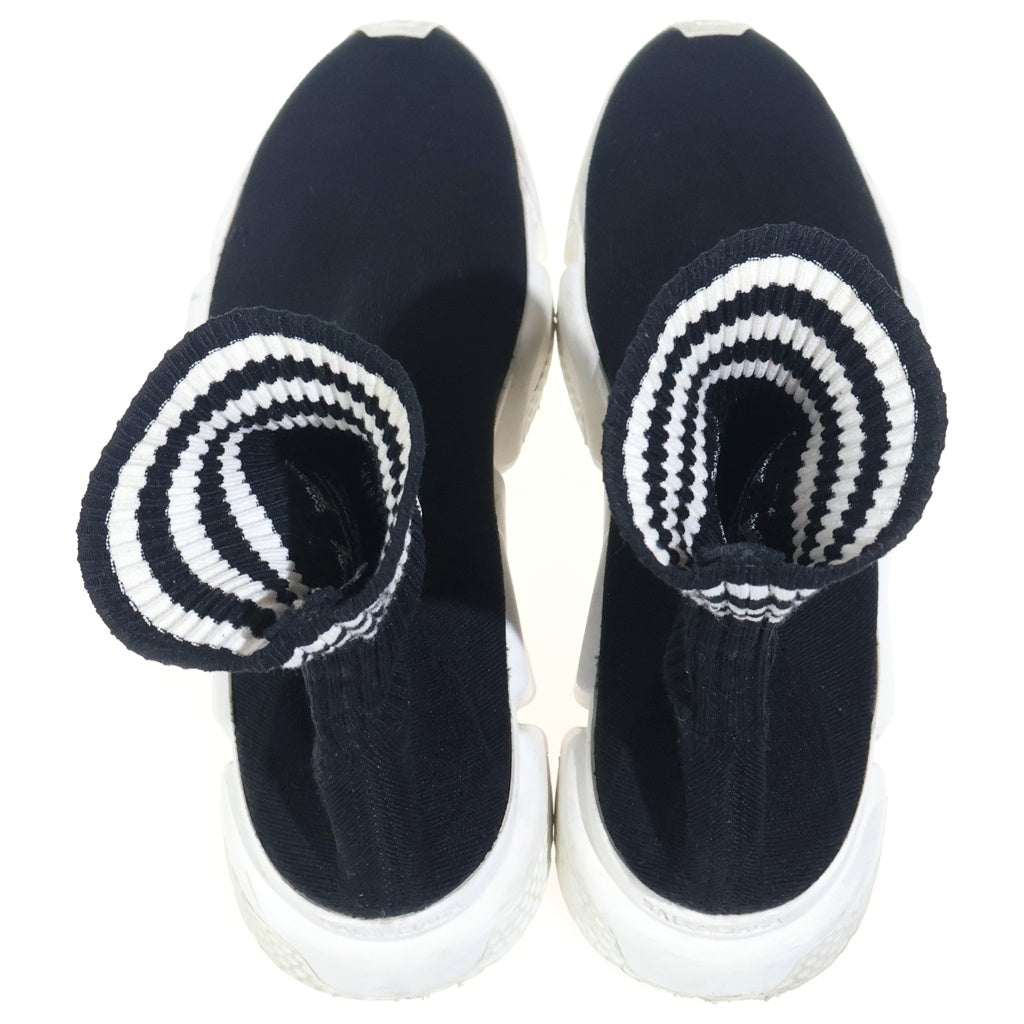 BALENCIAGA(バレンシアガ) 23SS ×ADIDAS speed trainers knitted sock sneakersアディダス スピードトレイナーニットスニーカー US10/28.5cm ブラック
