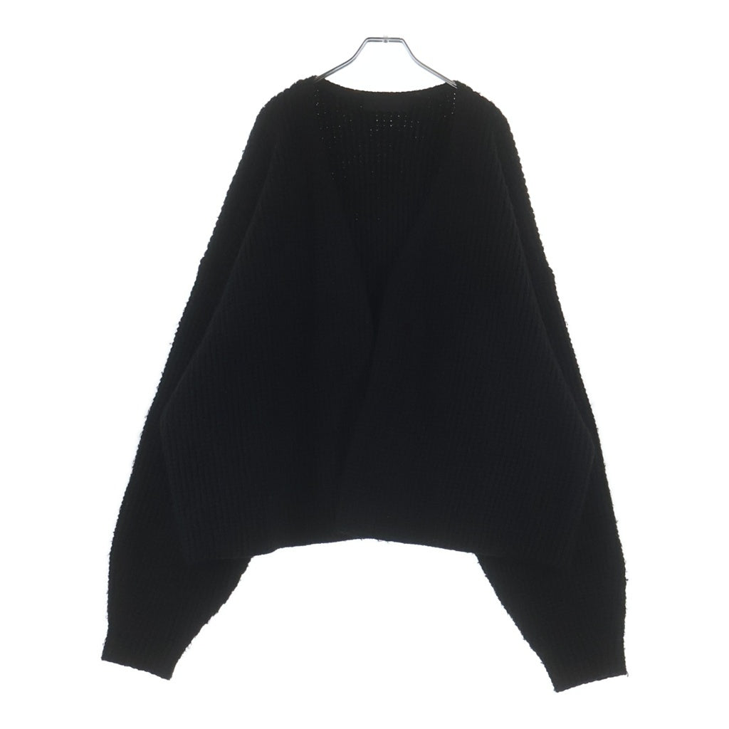 FEAR OF GOD ESSENTIALS(フィアオブゴッド エッセンシャルズ) Heavy Waffle Cardigan ヘビーワッフル カーディガン ニット ブラック