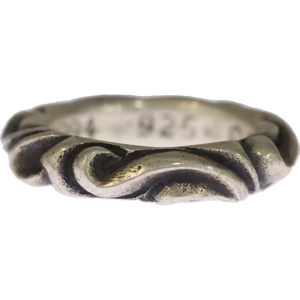 CHROME HEARTS(クロムハーツ) SCRL BAND スクロールバンド リング シルバー BCA351