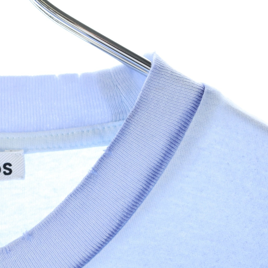 Acne Studios(アクネ ストゥディオズ) 1996 フロントロゴプリント 半袖Tシャツ カットソー ブルー FN-UX-TSHI000013