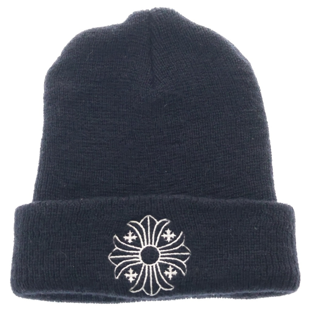 CHROME HEARTS(クロムハーツ) WOOL WATCH CAP CHプラス刺繍ウールビーニー ニットキャップ 帽子 ブラック