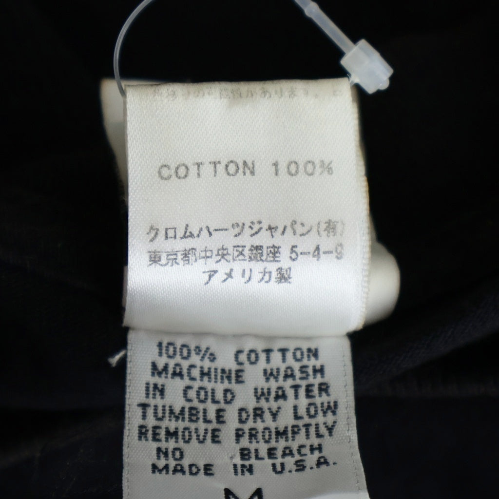 CHROME HEARTS(クロムハーツ) OLD Scroll Label Horseshoe Tee スクロールラベル ホースシュー スタープリント 半袖Tシャツ カットソー ブラック