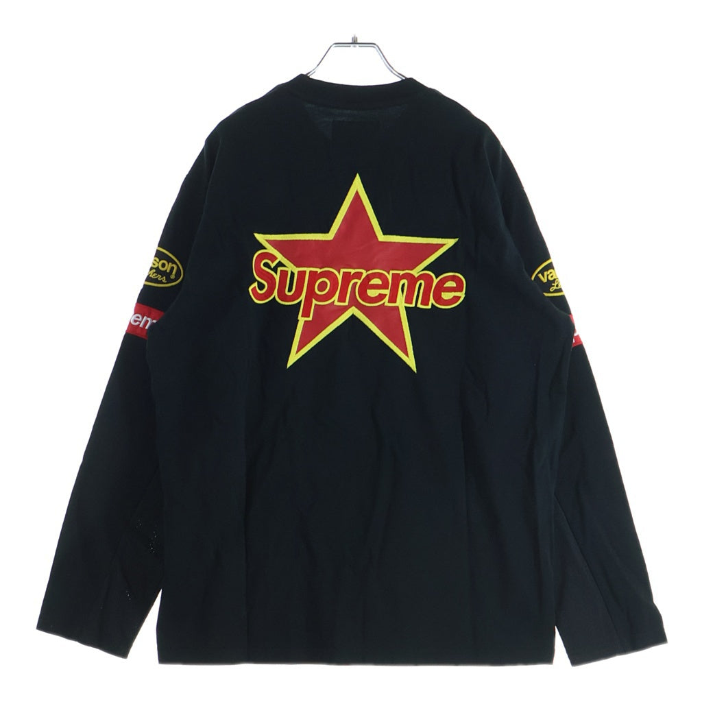 トップス Supreme 26SS Vanson Leathers L/S Top S SUPREME(シュプリーム) 26SS ×Vanson Leathers L/S Top バンソンレザー