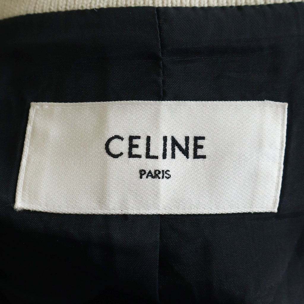 CELINE(セリーヌ) 22SS パームツリースタッズ テディジャケット ブラック 2V57H851C