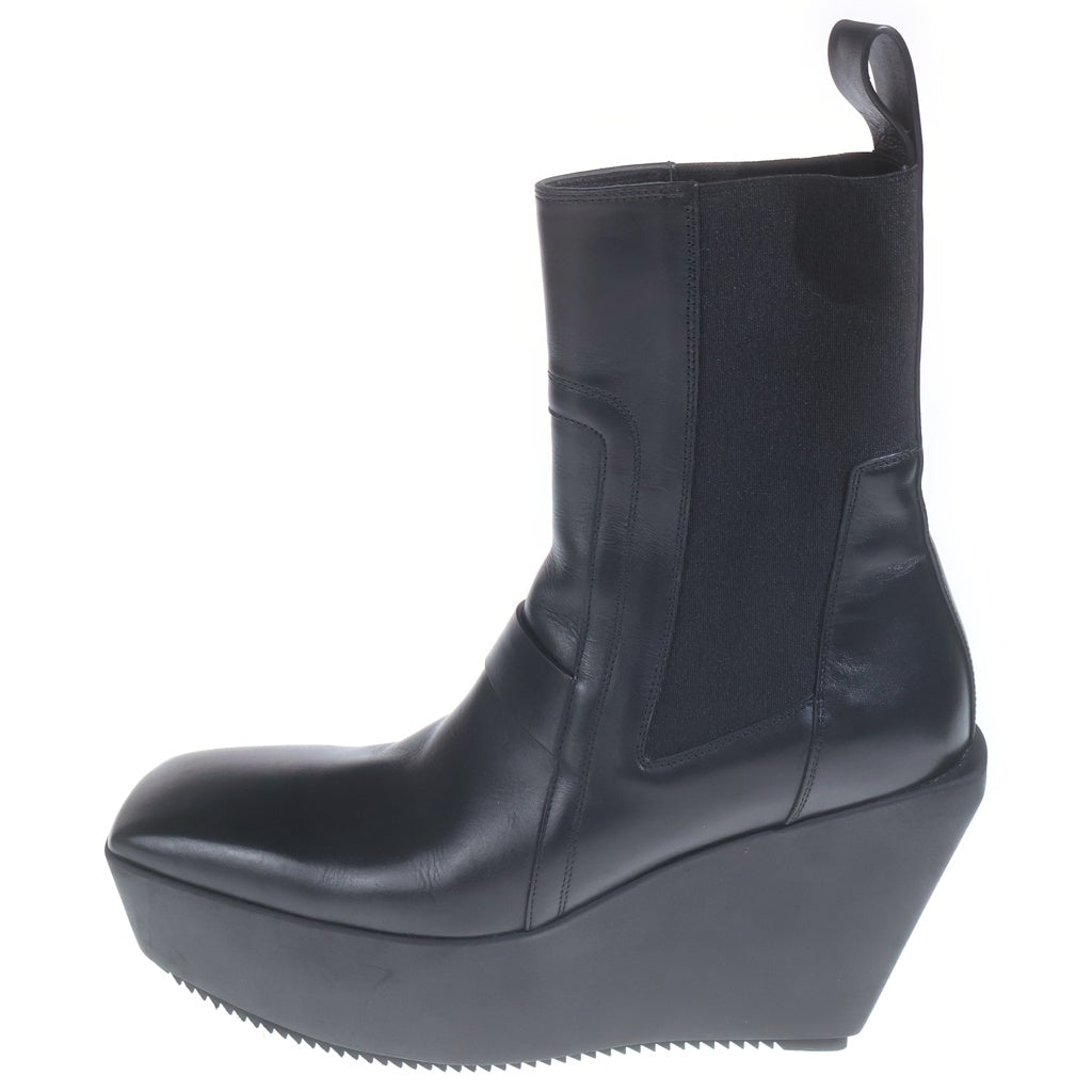 Rick Owens(リックオウエンス) Platform Beatle 110mm Boots プラットフォーム ビートル サイドゴアブーツ ブラック