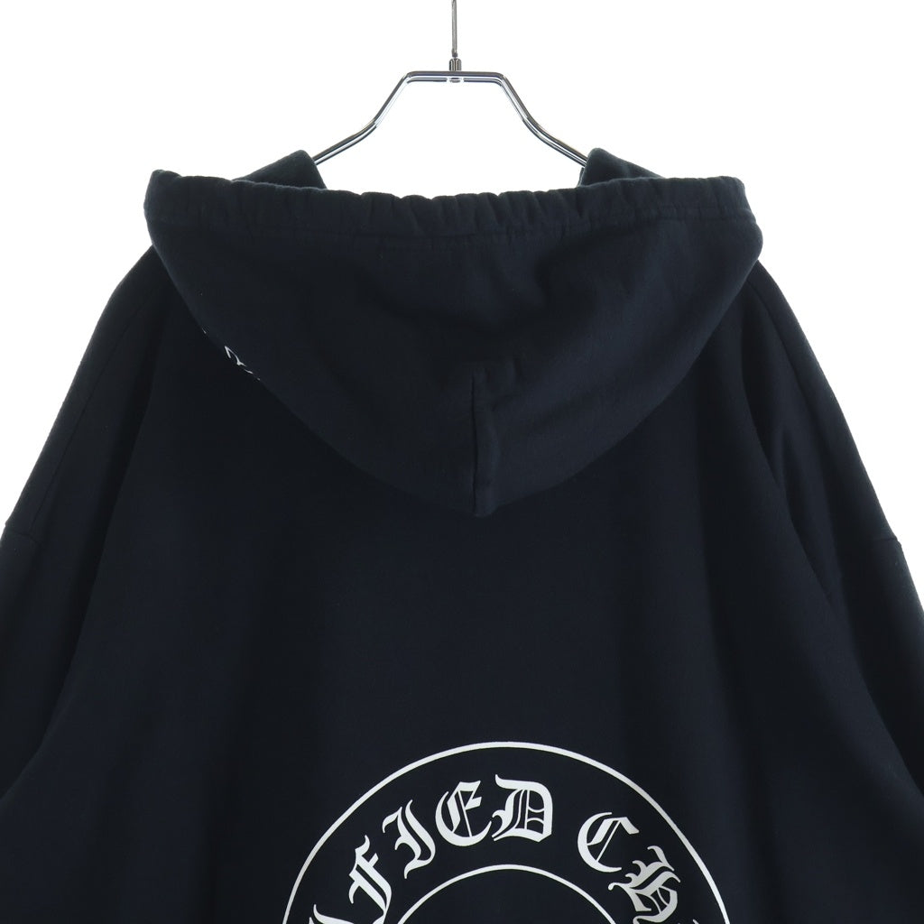 CHROME HEARTS(クロムハーツ) ×DRAKE 2021SS Certified Lover Boy Hoodie ×ドレイク サーティファイドラバーボーイフーディ プルオーバーパーカー ロゴプリント ブラック