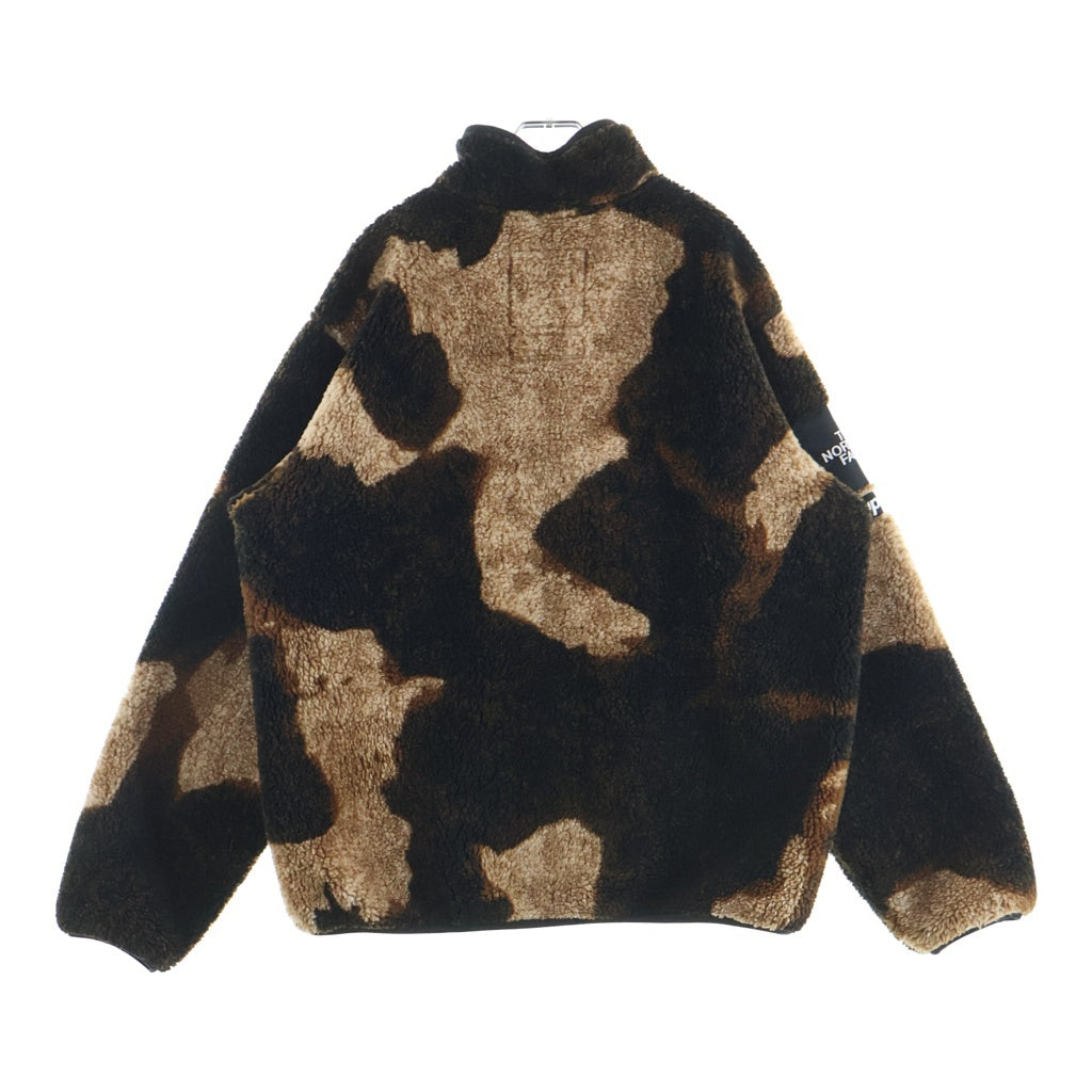 SUPREME(シュプリーム) 21AW ×The North Face Bleached Fleece Jacket ノースフェイス ブリーチド フリースジャケット ブラウン NA52100I