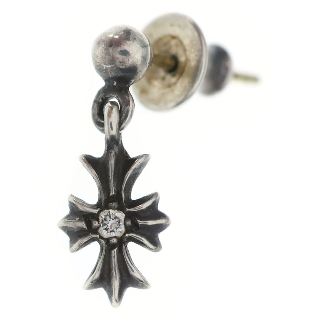 CHROME HEARTS(クロムハーツ) TNY E CH PLS DIA タイニーE アフター CHプラス ドロップピアス 1ダイヤ シルバー